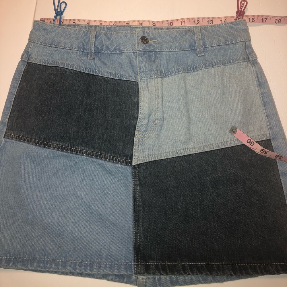 Wild Fable Patchwork Denim Skirt TARGET